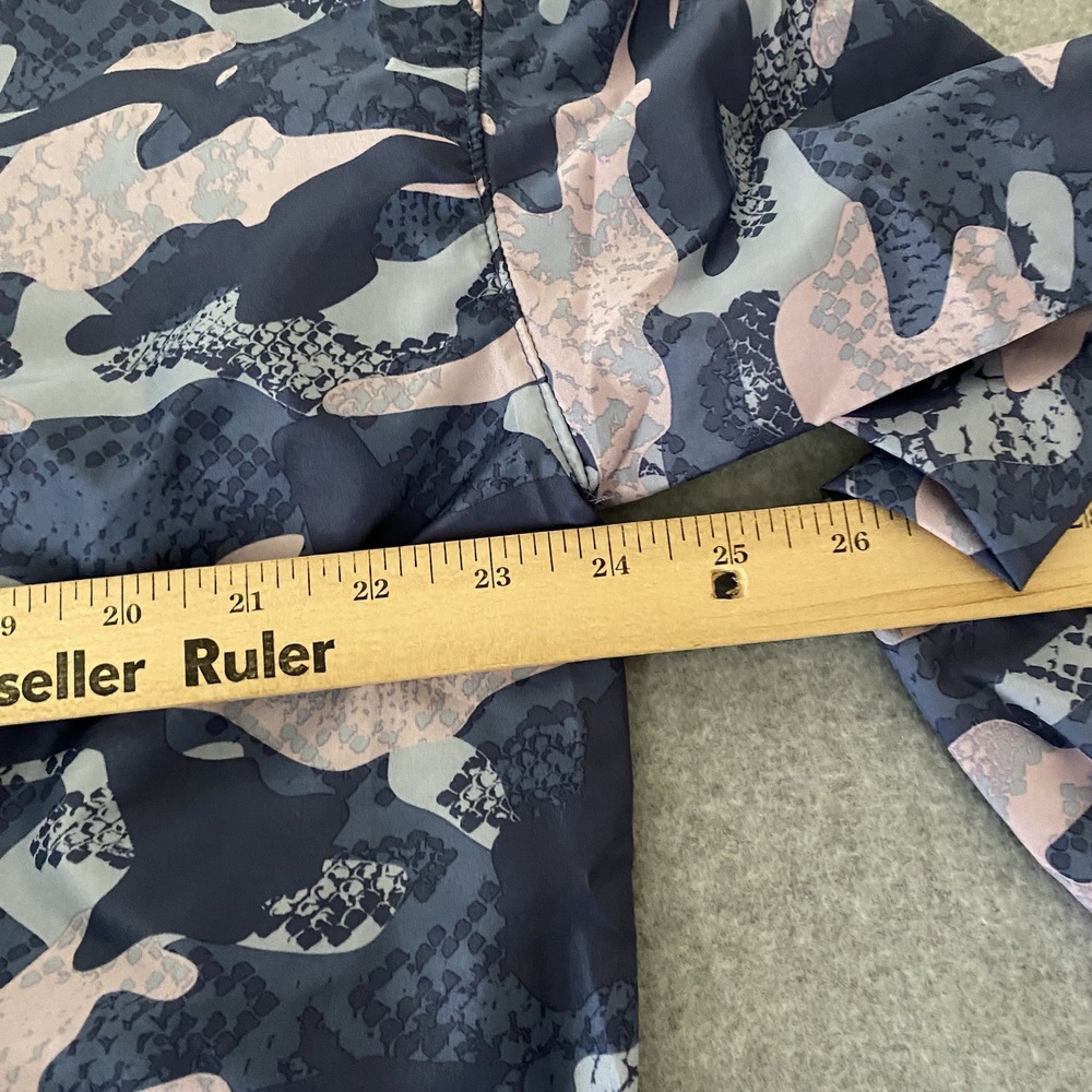 Reebok Camo Quarter-Zip Windbreaker Jacket Women's Large‎ Purple Pink Pullover - Picture 11 of 13